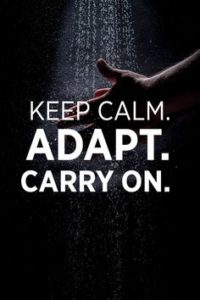 keep calm adapt carry on